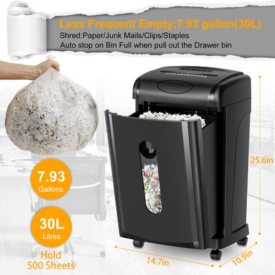 محطم ورق ثقيل مع سلة سحب 2.2m / min