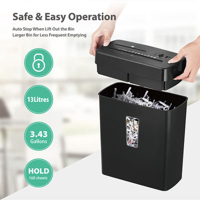 خفيفة الوزن المدمجة المنزلية المكتبية الورق Shredder آلة CD222P مزقت 8 أوراق A4