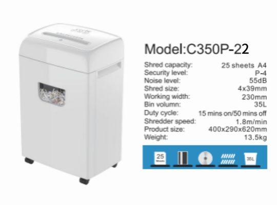 المنتج الجديد عبوة ثقيلة كبيرة 35L 22 ورقة مقطعة الشريط للخدمات المنزلية المكتبية