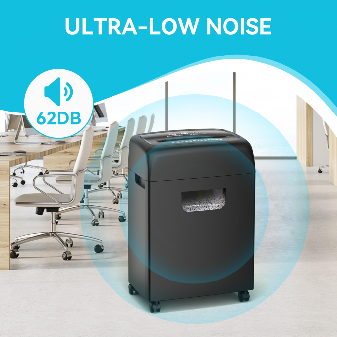 الوزن الثقيل 20L 18 أوراق A4 الورق بطاقة الائتمان الممزقة مكتب المنزل الورق الممزق C281P-18 4