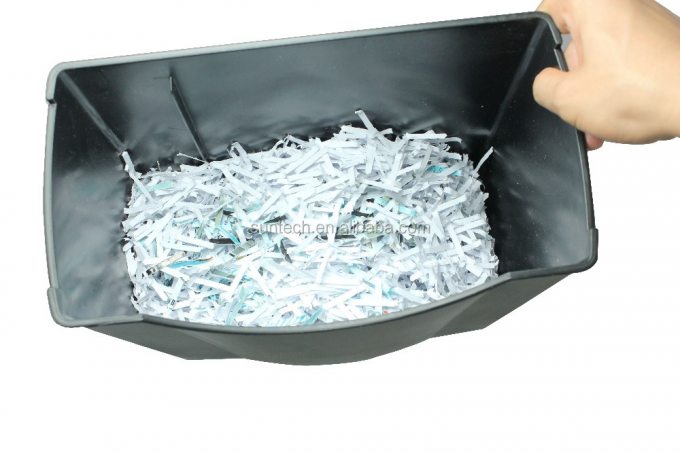 أجهزة تقطيع أوراق المكتب 14L قطع متقاطع 5 أوراق ورق تقطيع مع 14L BIN C506P بطاقة الائتمان تدمير آلة 3