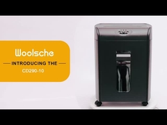 CD290P 10 أوراق ميكرو قطع ورق الأعمال الثقيلة الدوامة مقطع القرص المضغوط مع 18Liter سحب خارج صندوق ورق