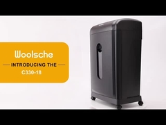 C330P-18 مصدقة CE / EMC محطمة الورق الثقيلة للعمل مع صندوق 30L