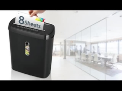 SD108P محطم الورق قطع الشريط للمنزل والمكتب مع 11L سلة سلة